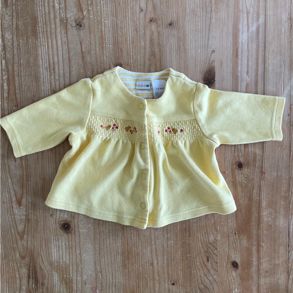Vintage Gymboree chick cardigan